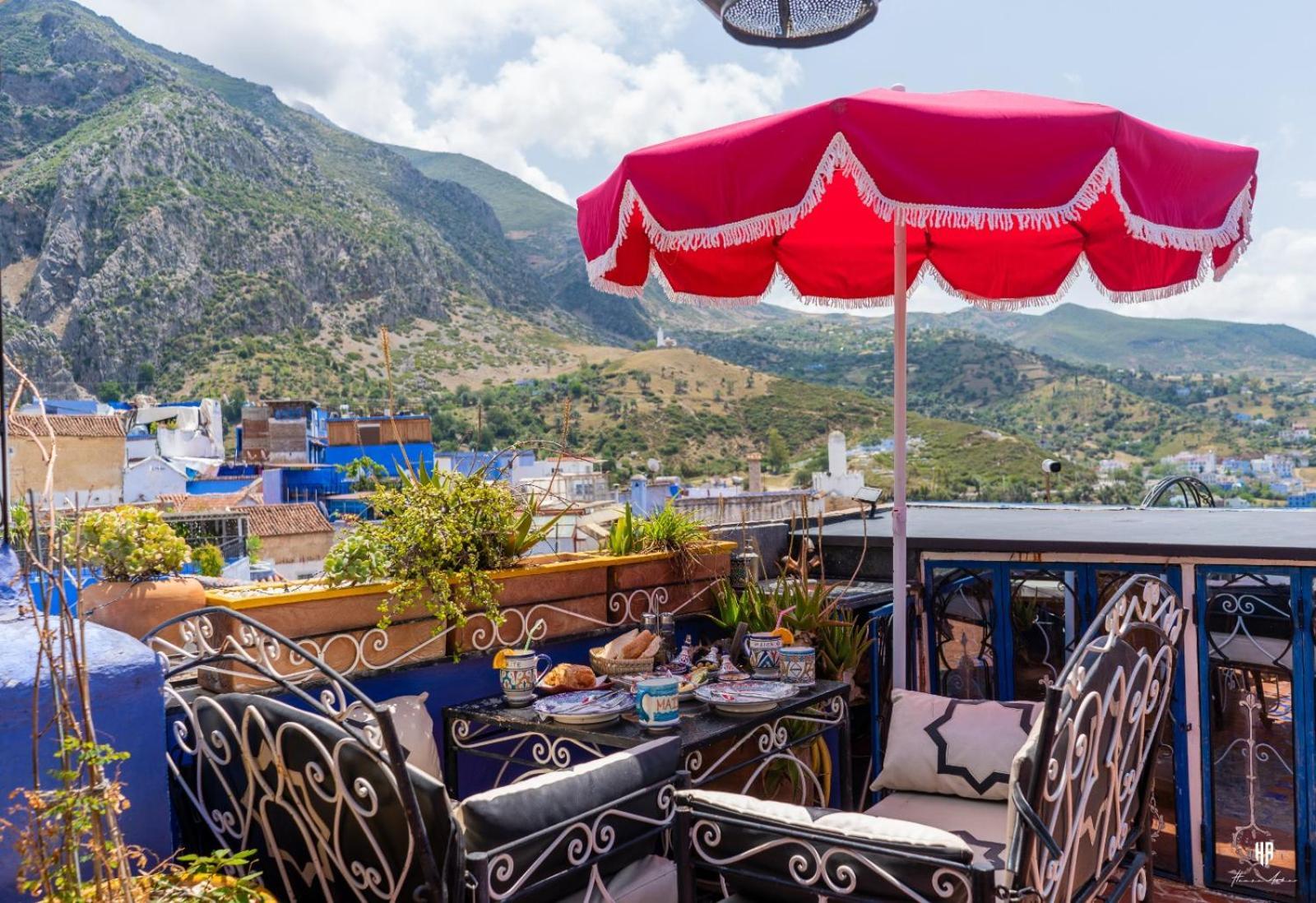 Riad Azurite Chefchaouen Luaran gambar