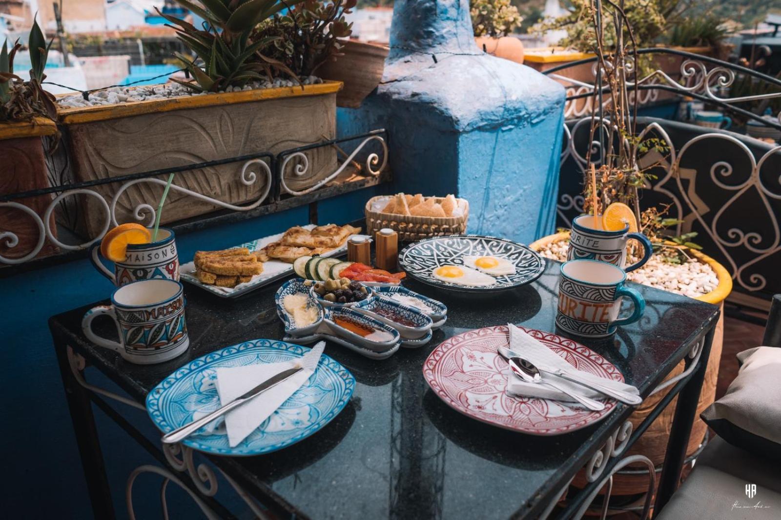 Riad Azurite Chefchaouen Luaran gambar