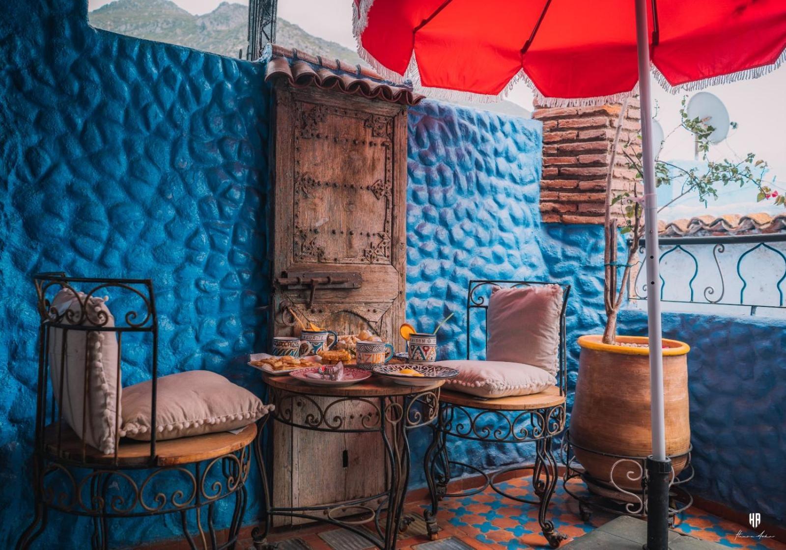 Riad Azurite Chefchaouen Luaran gambar